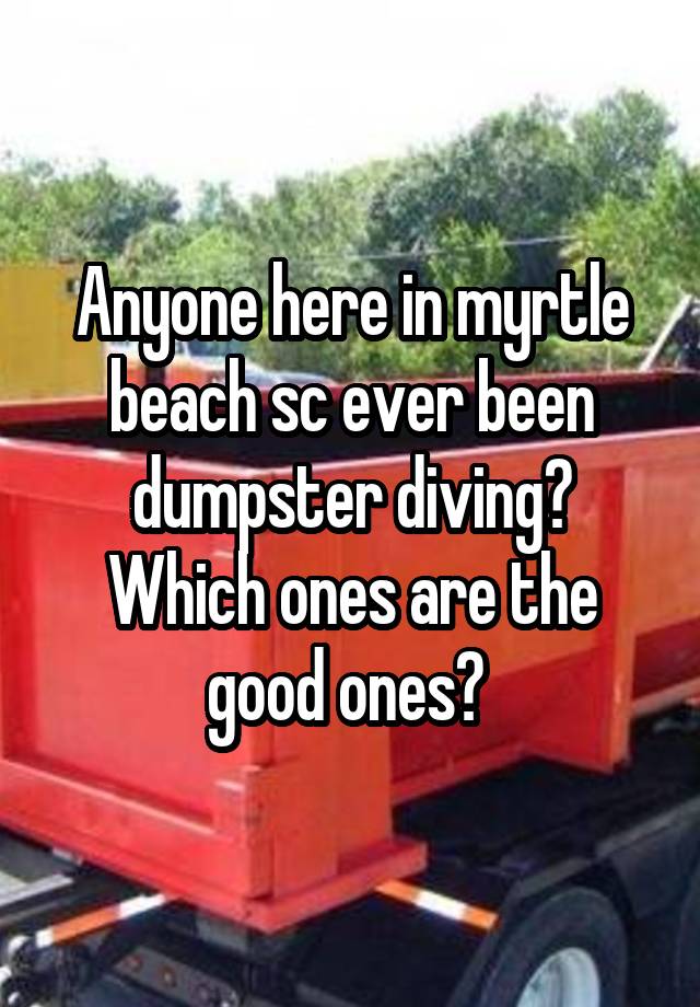 Dumpster Diving Laws In Sc Memugaa