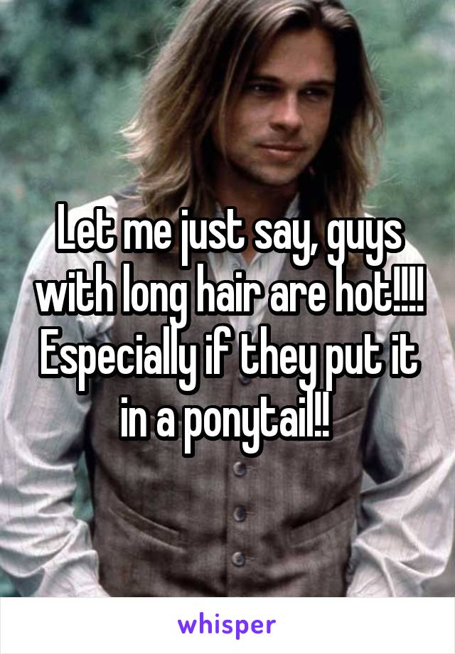 Meme Hot Guy With Ponytail