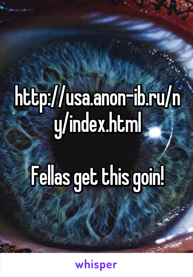 http://usa.anon-ib.ru/ny/index.html Fellas get this goin! 