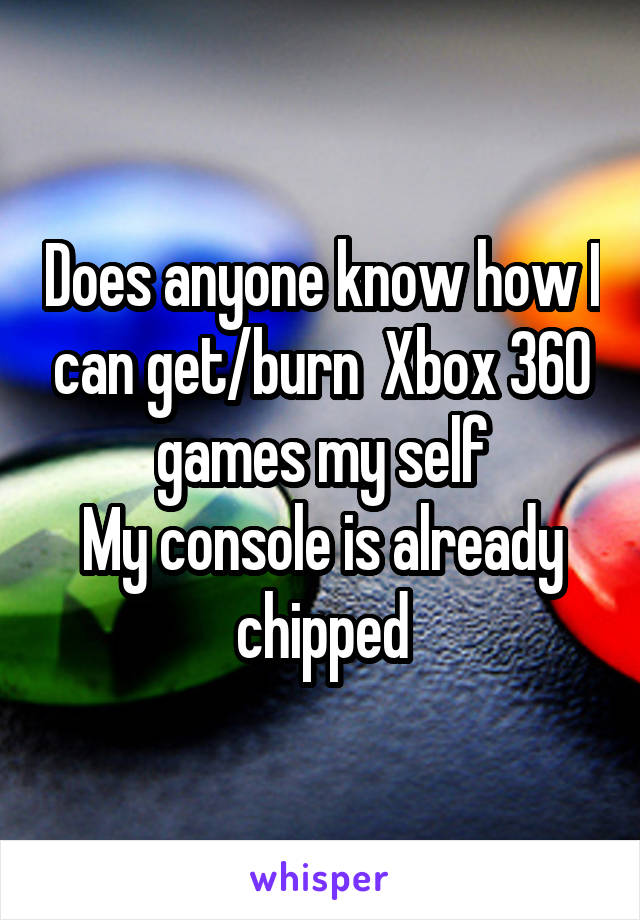 where can i chip my xbox 360