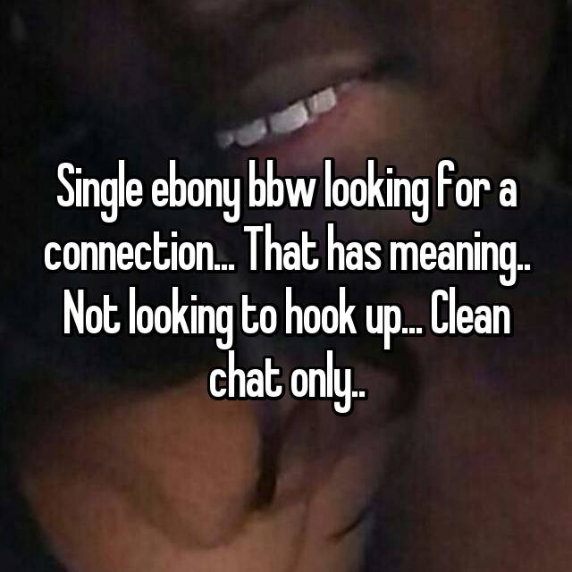 Bbw only ebony 