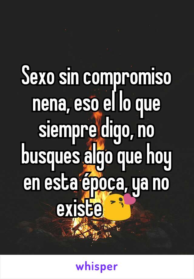 sexo sin compromisos