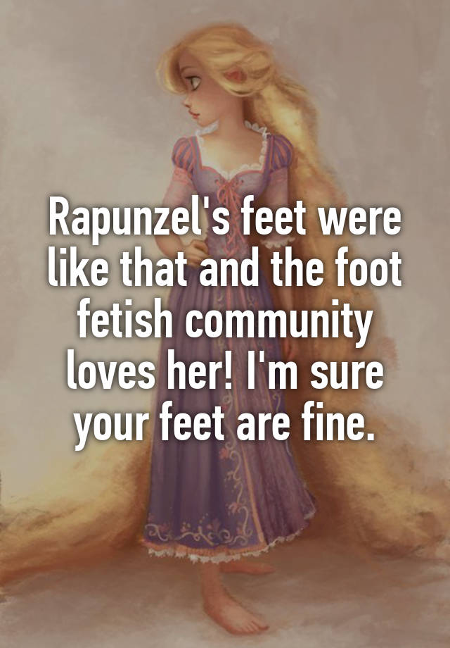 rapunzel feet