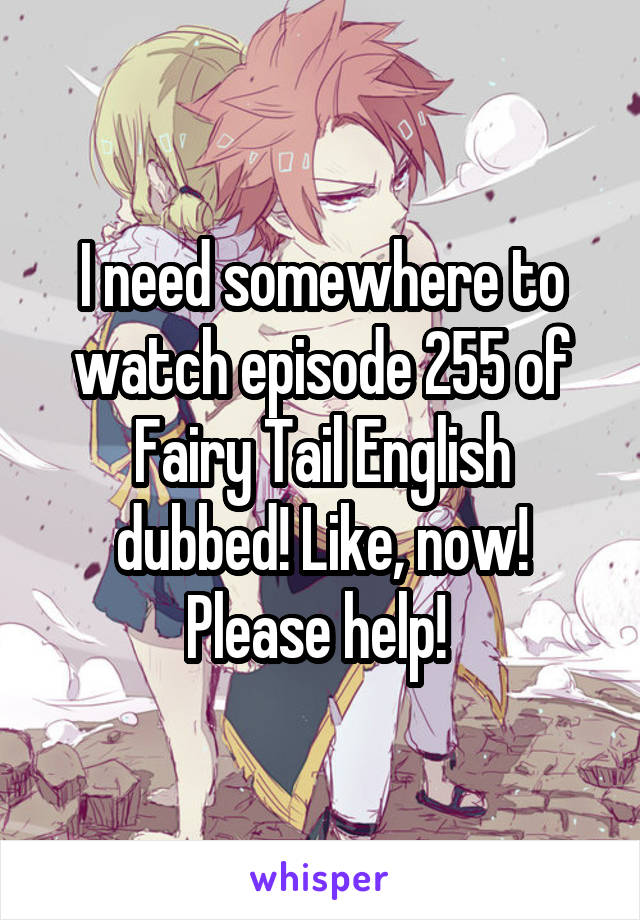 watch fairy tail episodes english dubbed