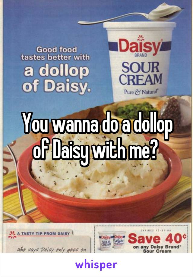 Dollop a daisy