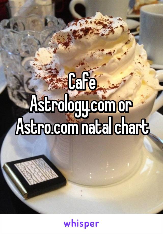 cafe astrology moon sign