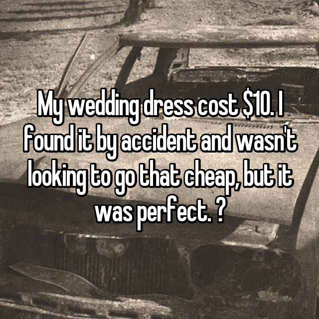 I Was Made Fun Of For Having A Cheap Wedding