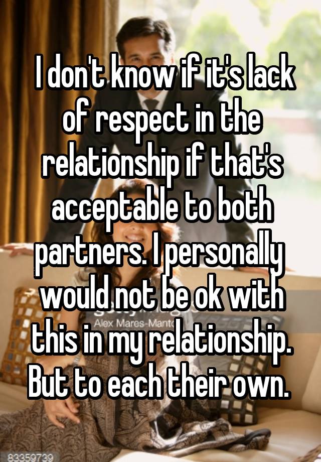Lack relationship respect of in of signs 10 Shocking