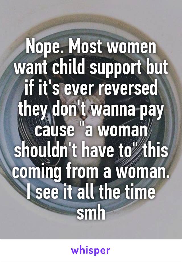 T support to child don pay women have why 10 Things