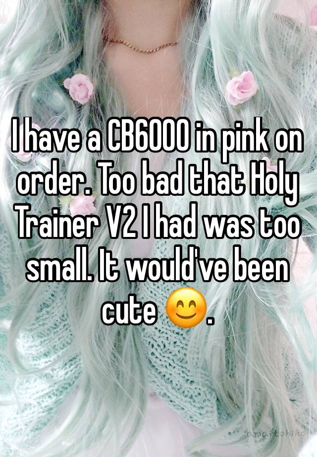 Pink holy trainer