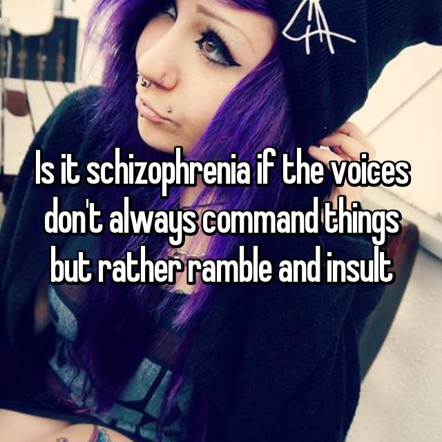 schizophrenia and hearing voices