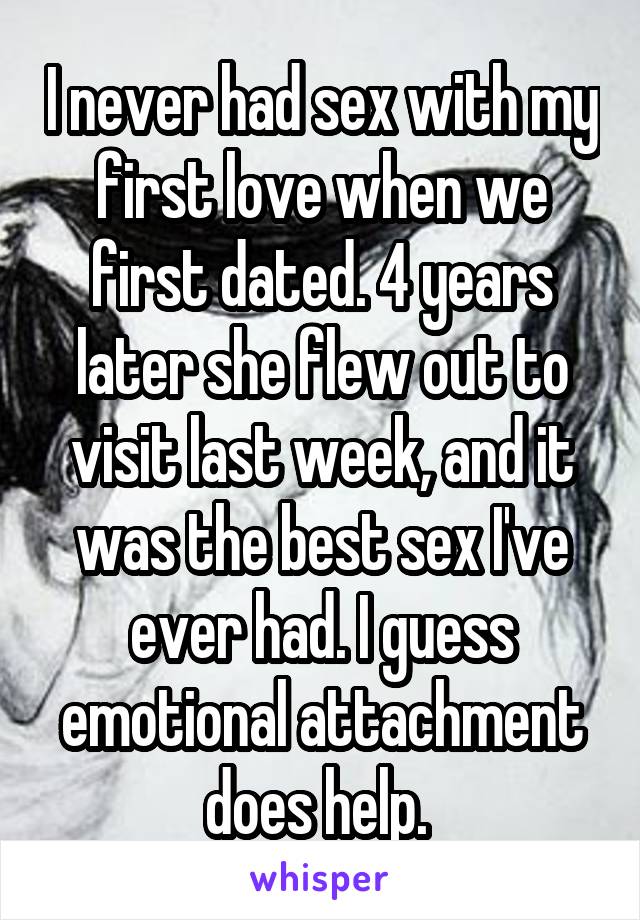 Love sex with first What Dream