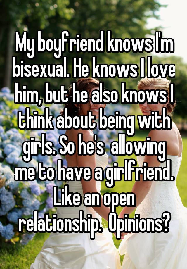 i think my boyfriend is bisexual