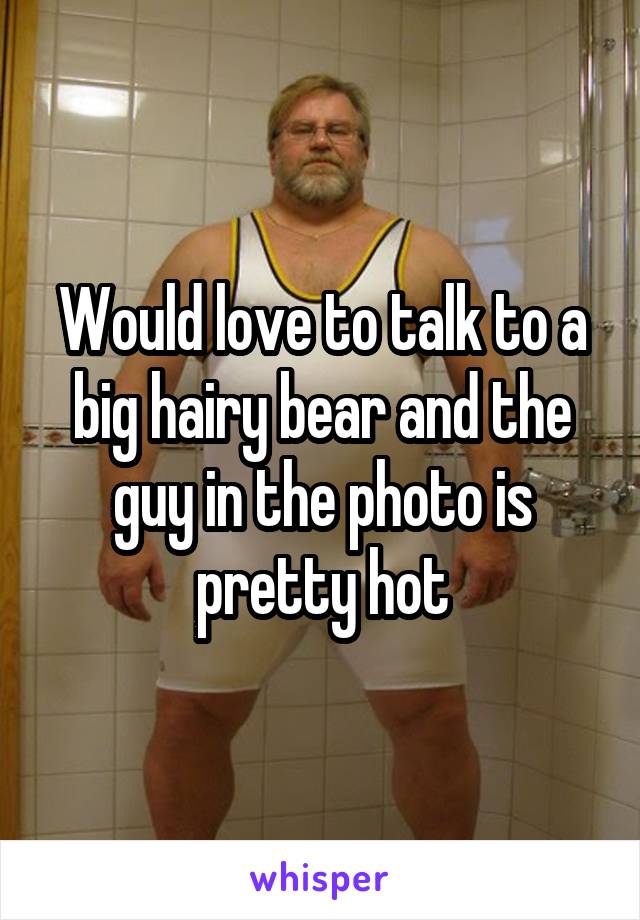Big hairy bear