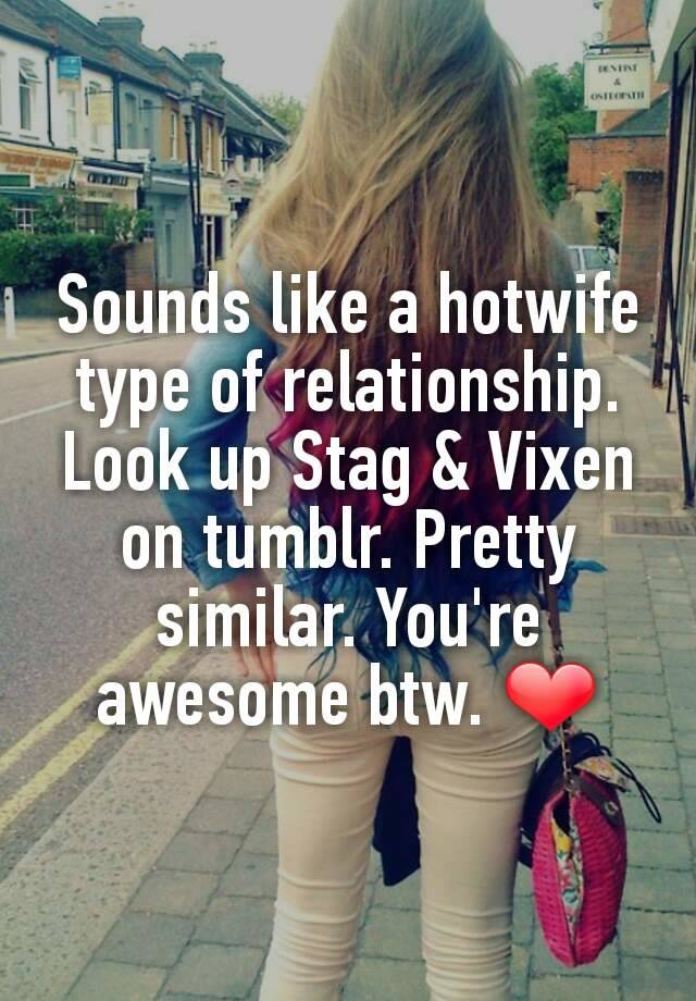And stag vixen How do
