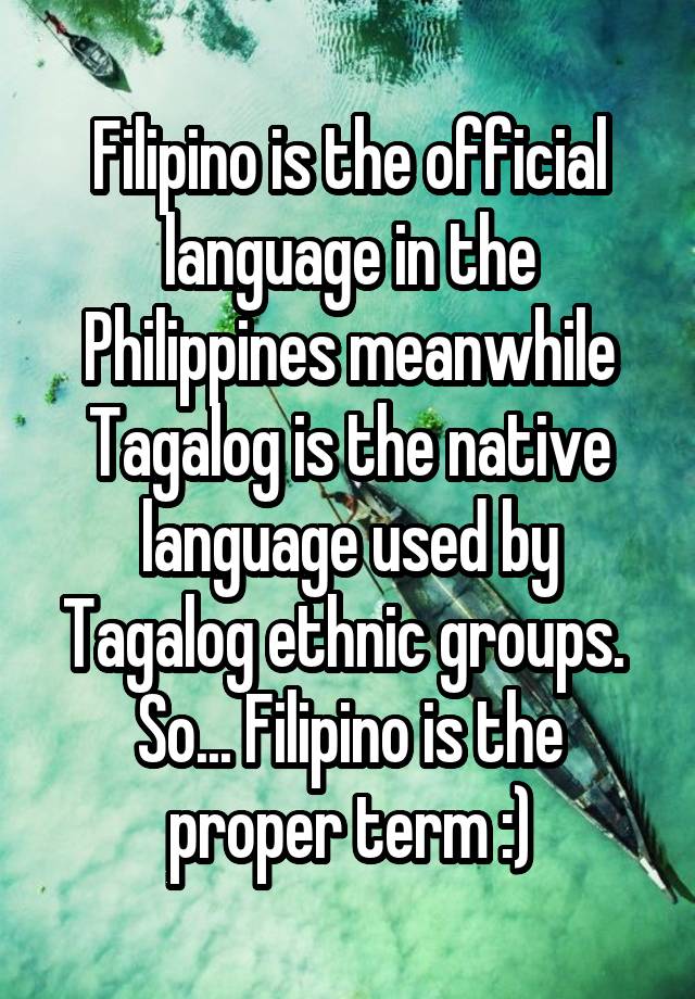 term in tagalog