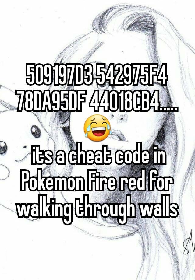 pokemon fire red walk through walls