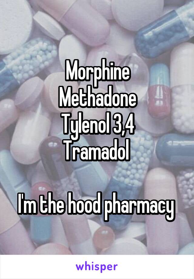 Tylenol 3 with tramadol