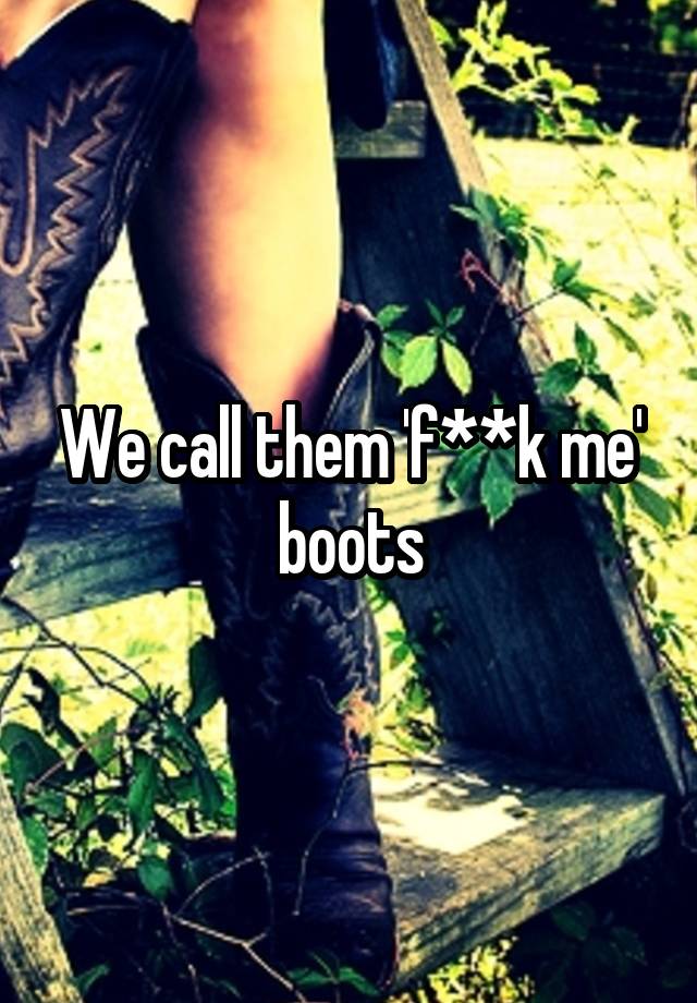 f me boots