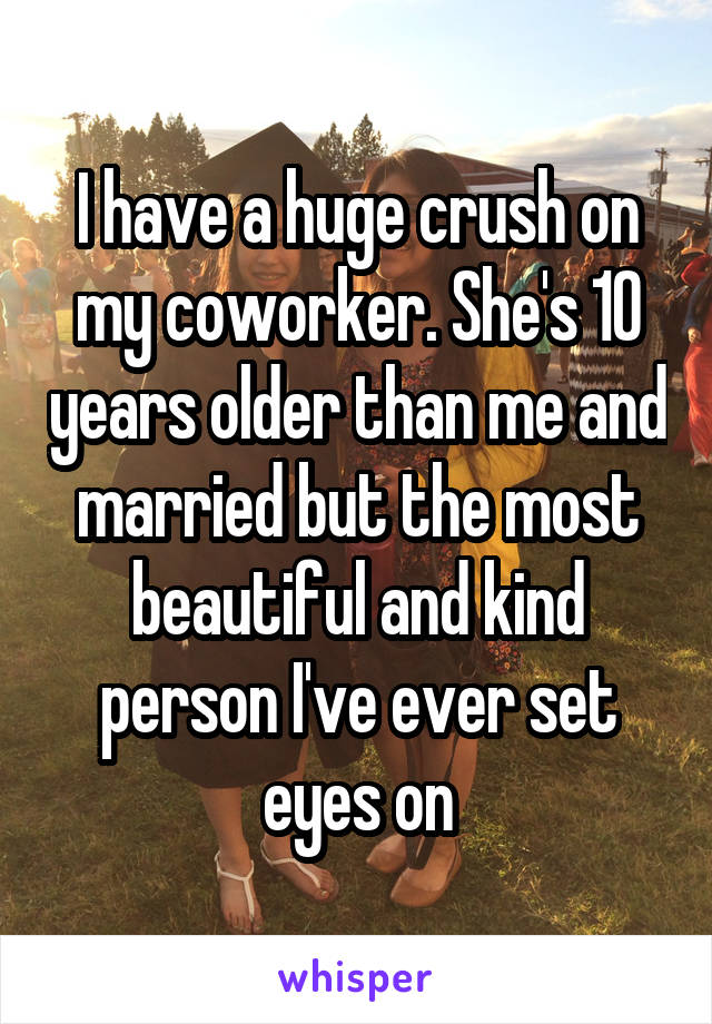 A married crush with a coworker on Is It