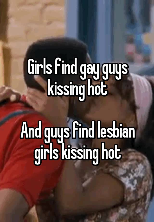 Kissing hot guys Straight men
