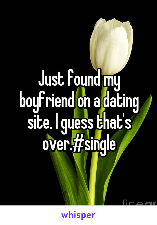 boyfriend on dating website