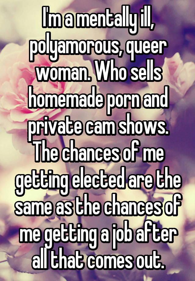 640px x 920px - I'm a mentally ill, polyamorous, queer woman. Who sells ...