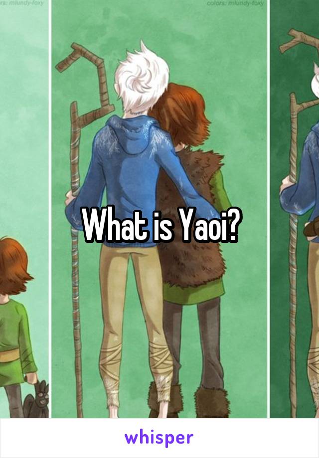 what is yaoi