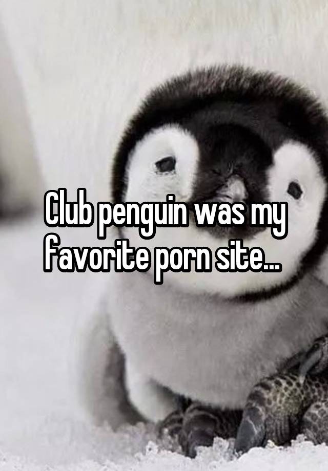 Club Penguin Porn - Club penguin was my favorite porn site...