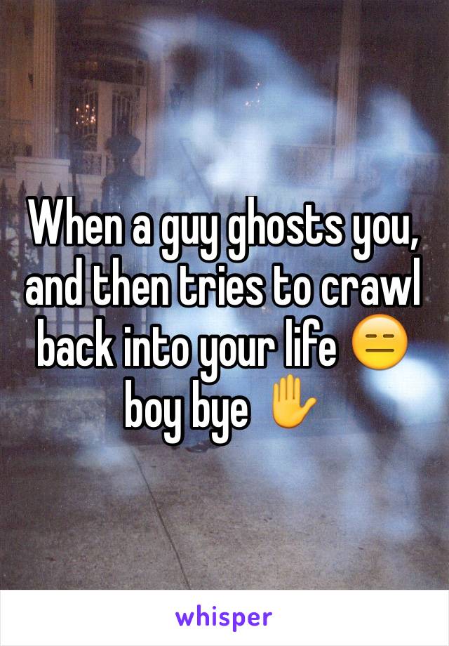 You guy ghosts why a Why Did