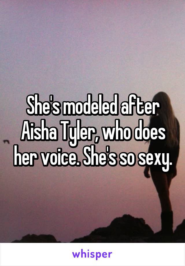 Tyler sexy aisha Aisha Tyler