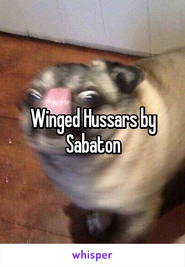 Winged Hussars by Sabaton