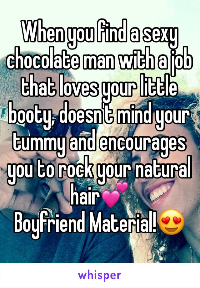 Sexy chocolate booty