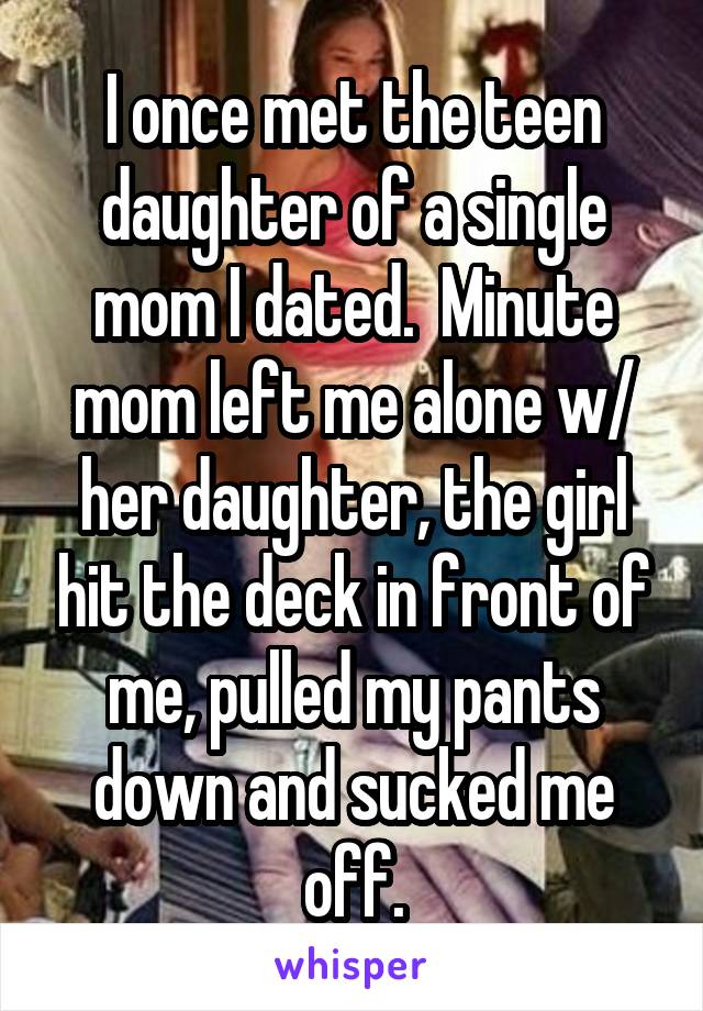 single parenting a teenage daughter