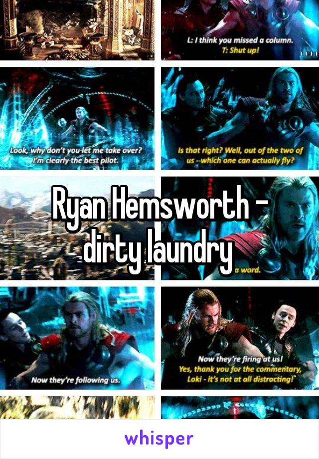 Ryan Hemsworth - dirty laundry 