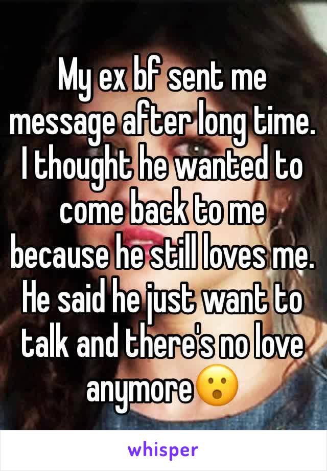 An long to what a time say ex after to How to