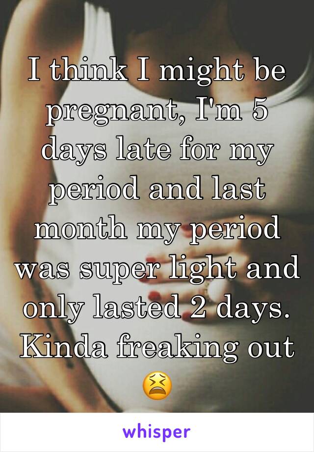 Days 2 period only my lasted My period