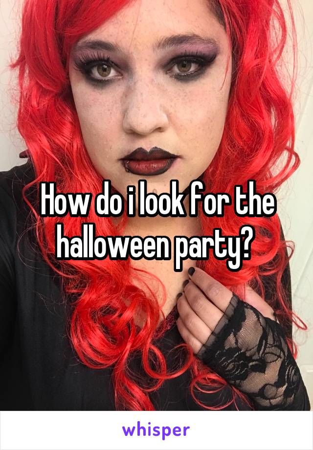 How do i look for the halloween party? 