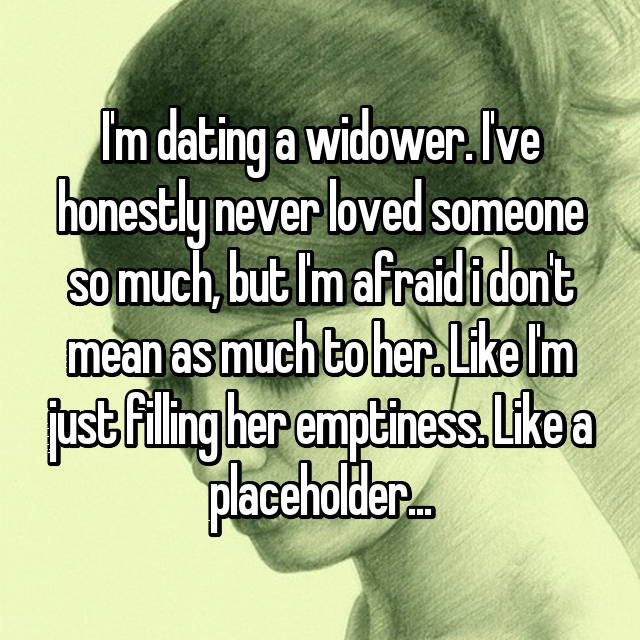 i will never date a widower again