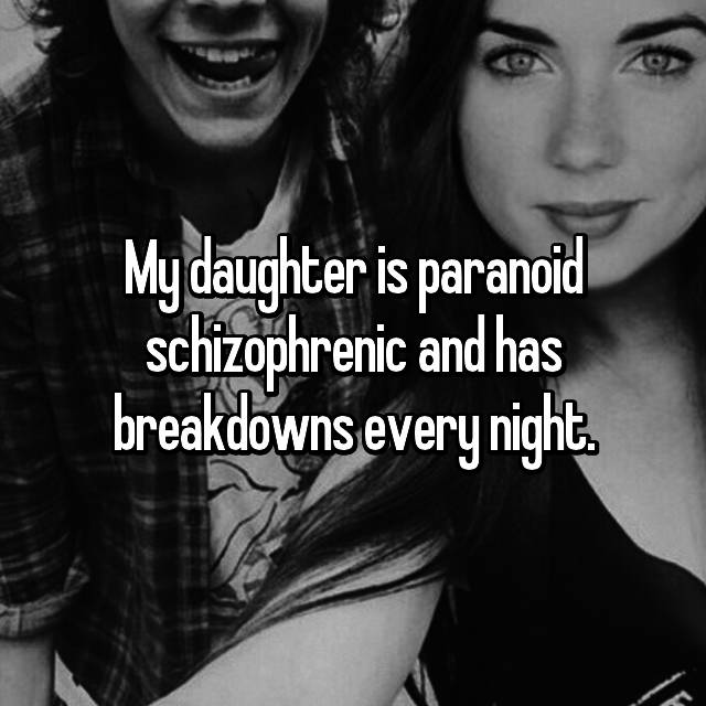 schizophrenia confess parents son paranoid schizophrenic