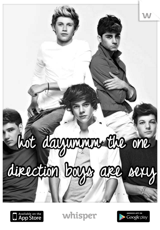 hot dayummm the one direction boys are sexy. 