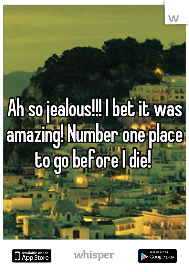 Ah so jealous!!! I bet it was amazing! Number one place to go before I die! 