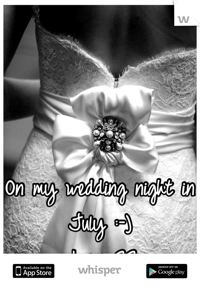 On my wedding night in July :-)
 I am 22