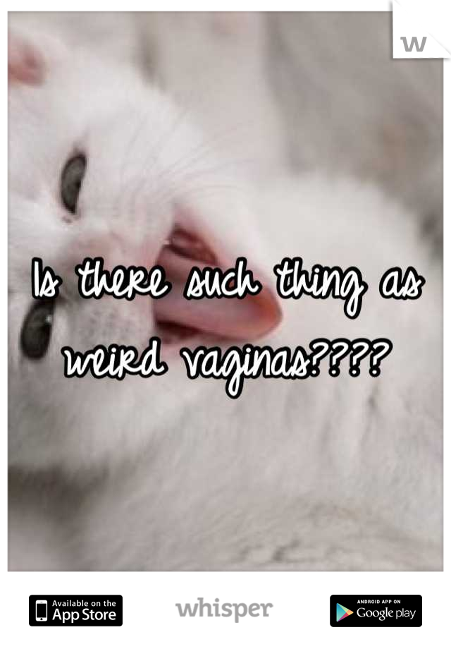Is there such thing as weird vaginas????