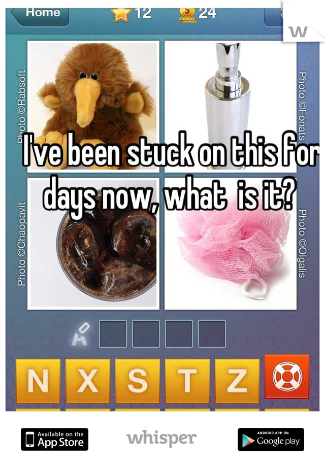 I've been stuck on this for days now, what  is it? 