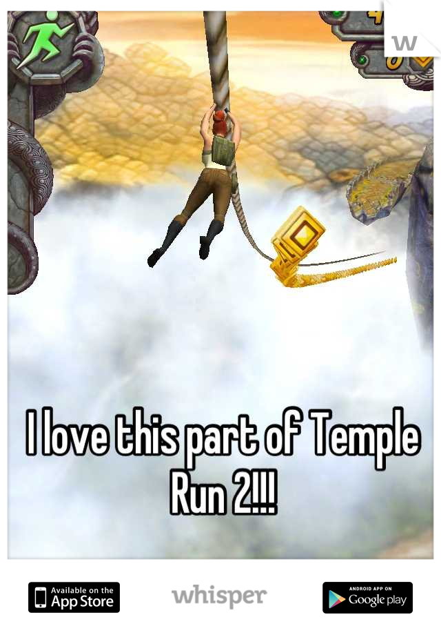 I love this part of Temple Run 2!!!