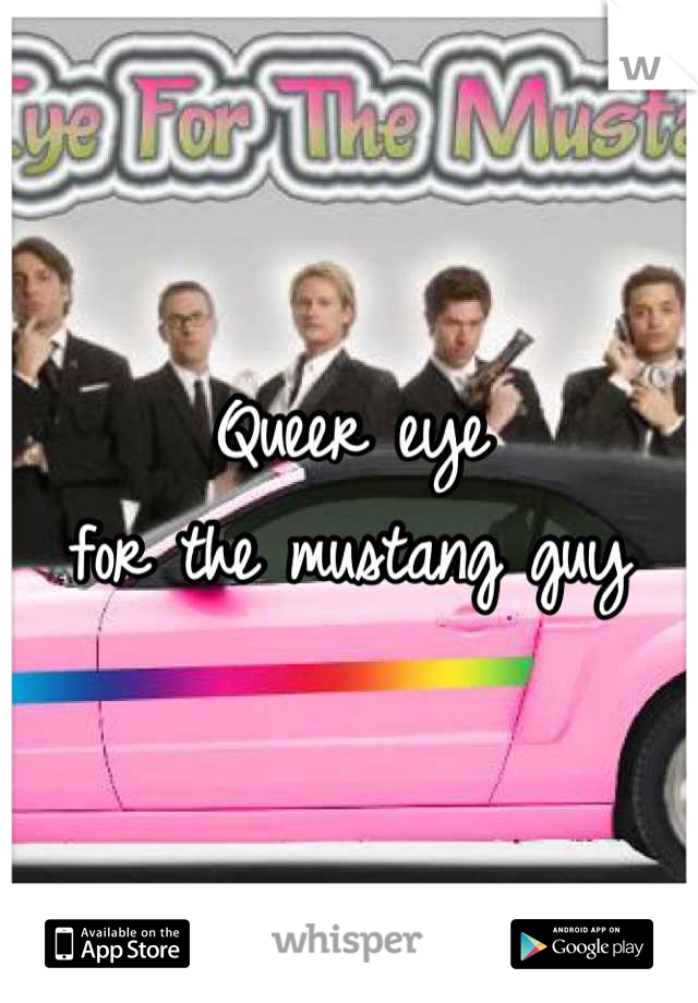 Queer eye 
for the mustang guy