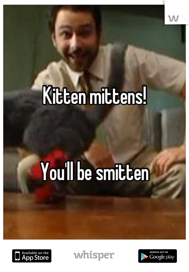 Kitten mittens!


You'll be smitten