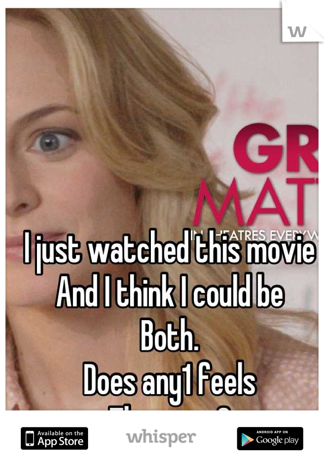 I just watched this movie 
And I think I could be
Both. 
Does any1 feels
The same?