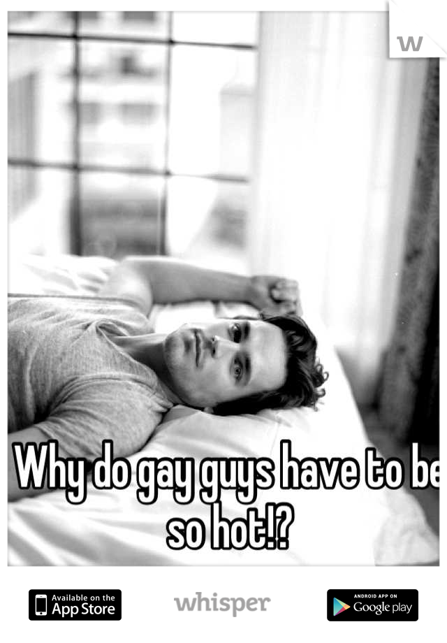 Why do gay guys have to be so hot!?